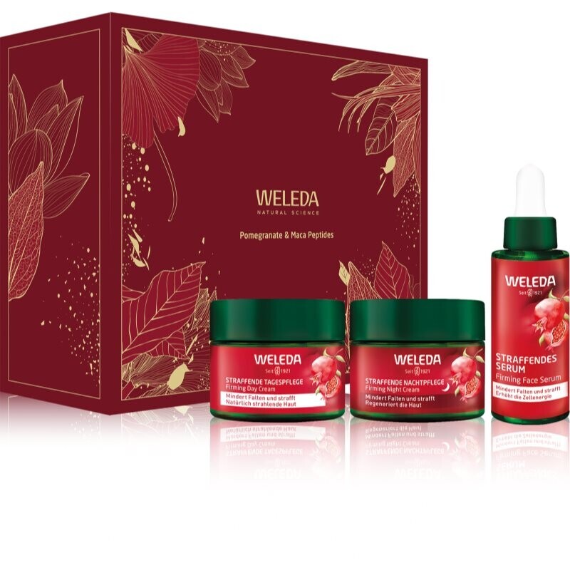 Weleda Pomegranate and Maca peptides darčeková sada pre spevnenie pleti