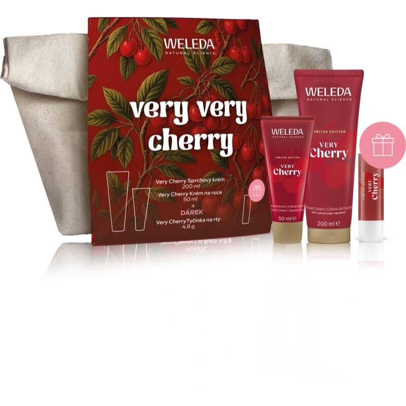 Weleda Very Very Cherry darčeková sada na telo a tvár