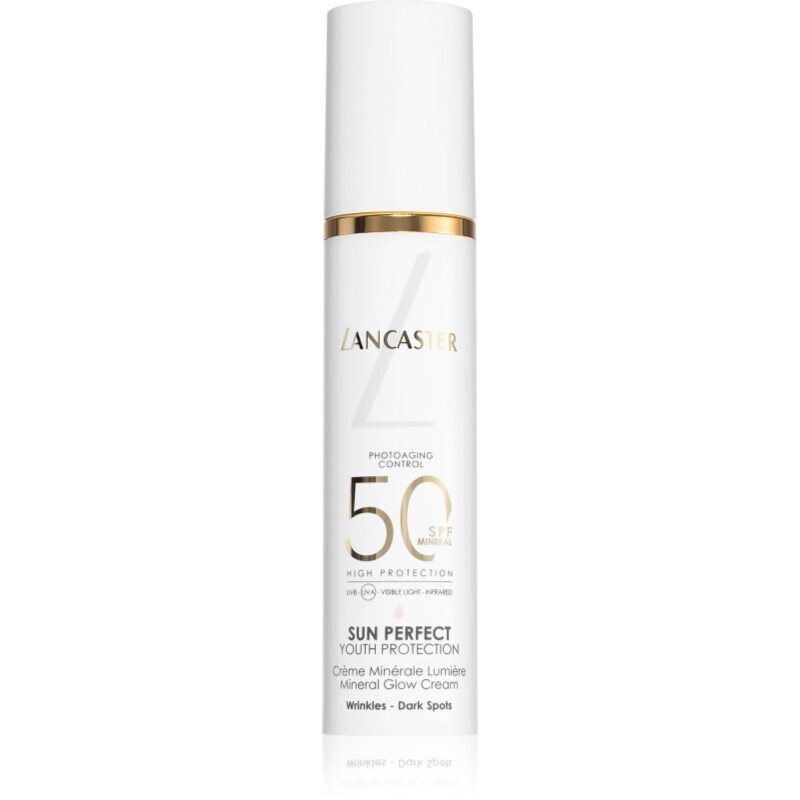 Lancaster Sun Perfect Mineral Glow Cream SPF50 minerálny krém pre rozjasnenie a hydratáciu SPF 50 50 g