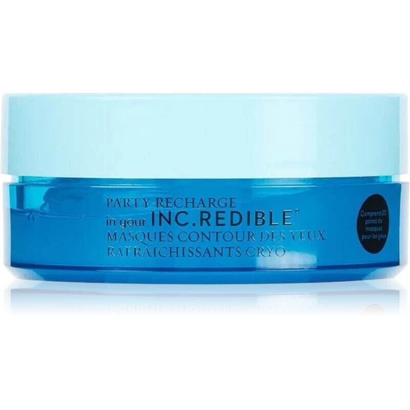 Nails Inc. Party Recharge hydrogélová maska na očné okolie s chladivým účinkom 20 pár