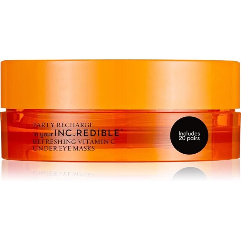 Nails Inc. Party Recharge hydrogélová maska na očné okolie s osviežujúcim účinkom 20 pár