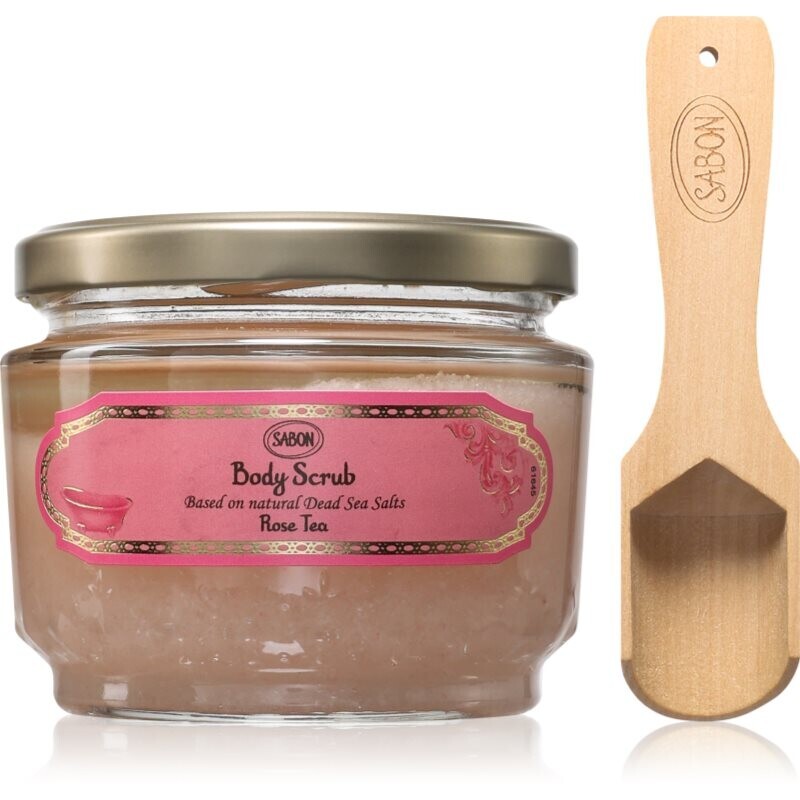 Sabon Rose Tea telový peeling 320 ml
