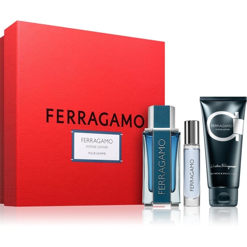 Ferragamo Intense Leather Set darčeková sada pre mužov