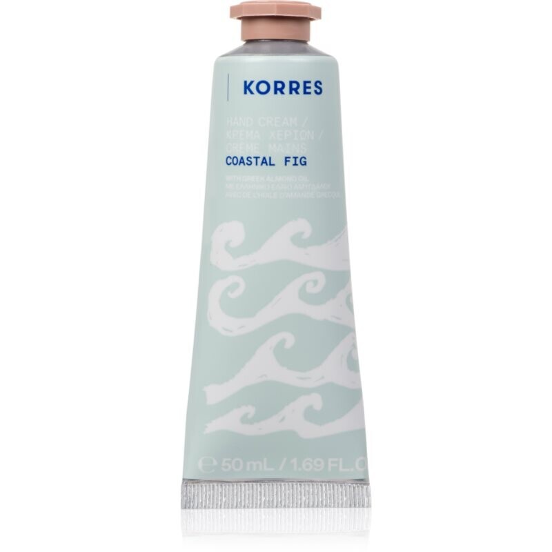 Korres Coastal Fig hydratačný krém na ruky s mandľovým olejom 50 ml