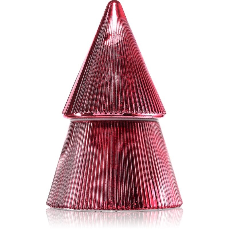 Paddywax Stacked Tree Red Ribbed Mercury vonná sviečka 198 g