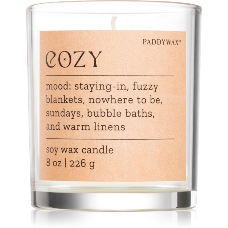 Paddywax Mood Cozy Cashmere & French Orris vonná sviečka 226 g