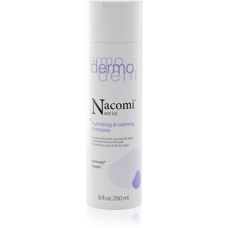 Nacomi Next Level Dermo Hydrating & calming shampoo hydratačný a upokojujúci šampón 250 ml