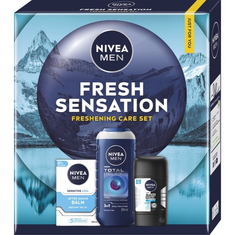 NIVEA MEN Fresh Sensation darčeková sada na telo a tvár