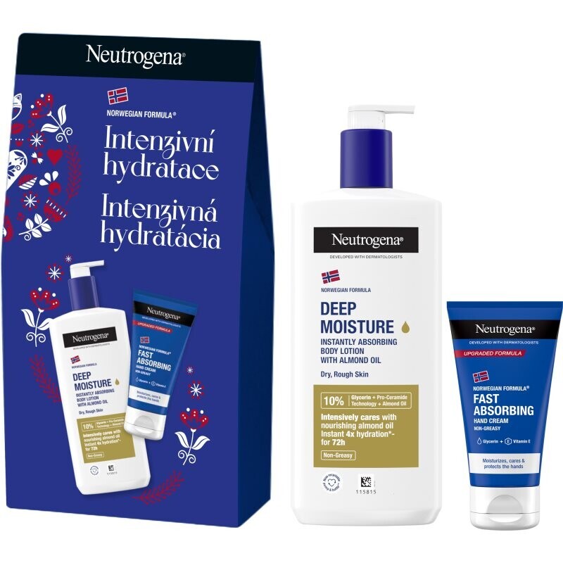 Neutrogena Norwegian Formula® Deep Moisture darčeková sada pre intenzívnu hydratáciu