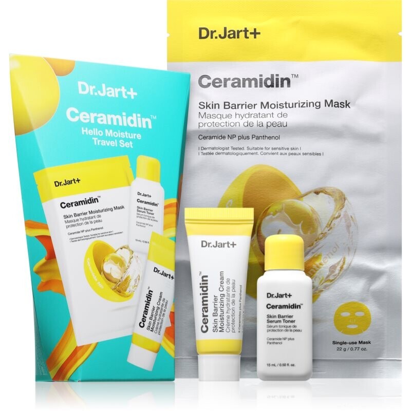 Dr. Jart+ Ceramidin™ Hello Moisture Travel Set cestovná sada pre obnovu kožnej bariéry