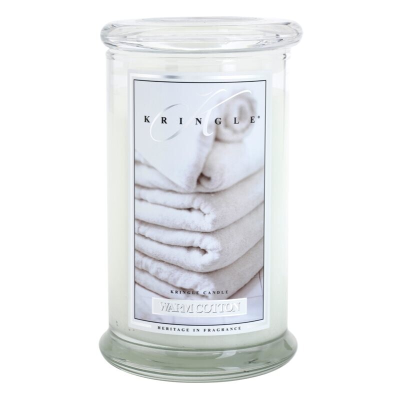 Kringle Candle Warm Cotton vonná sviečka 624 g