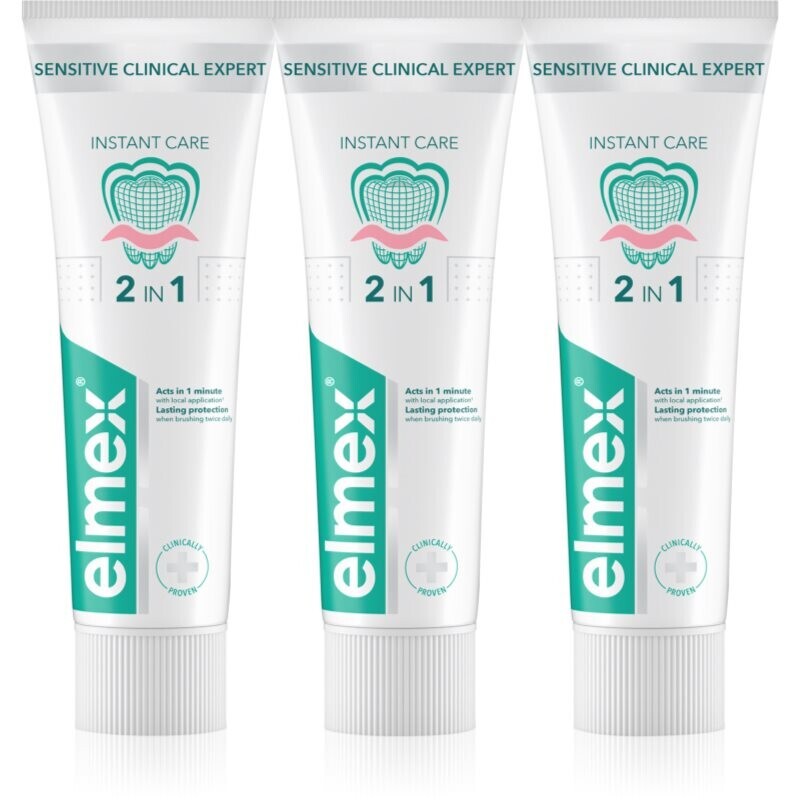Elmex Sensitive Clinical Expert zubná pasta pre citlivé zuby 3x75 ml