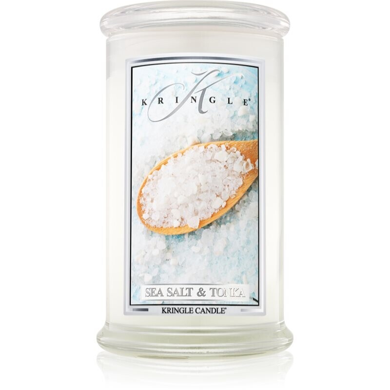 Kringle Candle Sea Salt & Tonka vonná sviečka 624 g