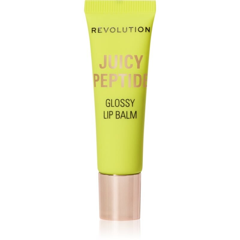 Makeup Revolution Juicy Peptide Lip Balm balzam na pery s peptidmi odtieň Mint Mojito Green 8 ml