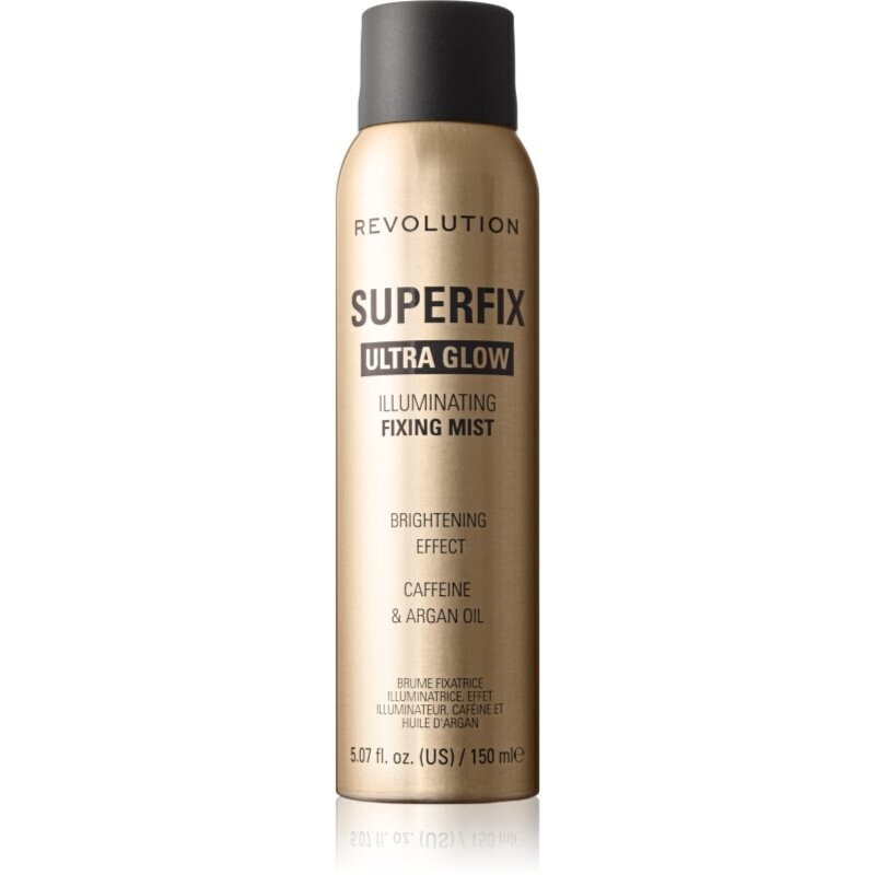 Makeup Revolution Superdewy Superfix rozjasňujúci fixačný sprej 150 ml