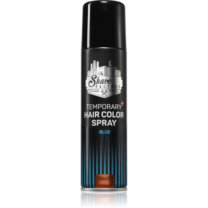 The Shave Factory Temporary Hair Color Spray sprej na vlasy odtieň Blue 150 ml