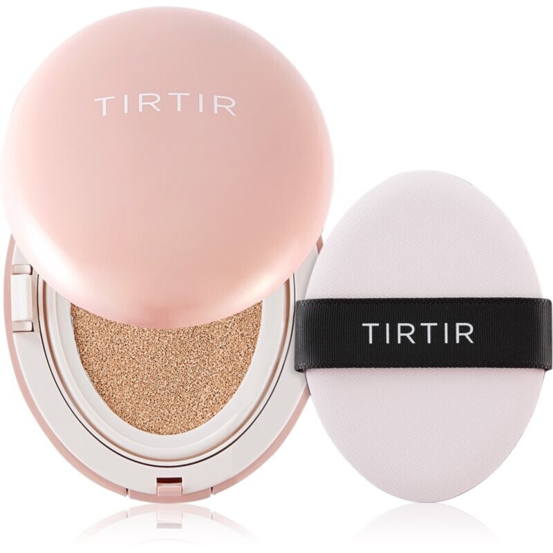 TIRTIR Mask Fit Aura Cushion Mini matujúci make-up v hubke odtieň 21N Ivory 4.5 g