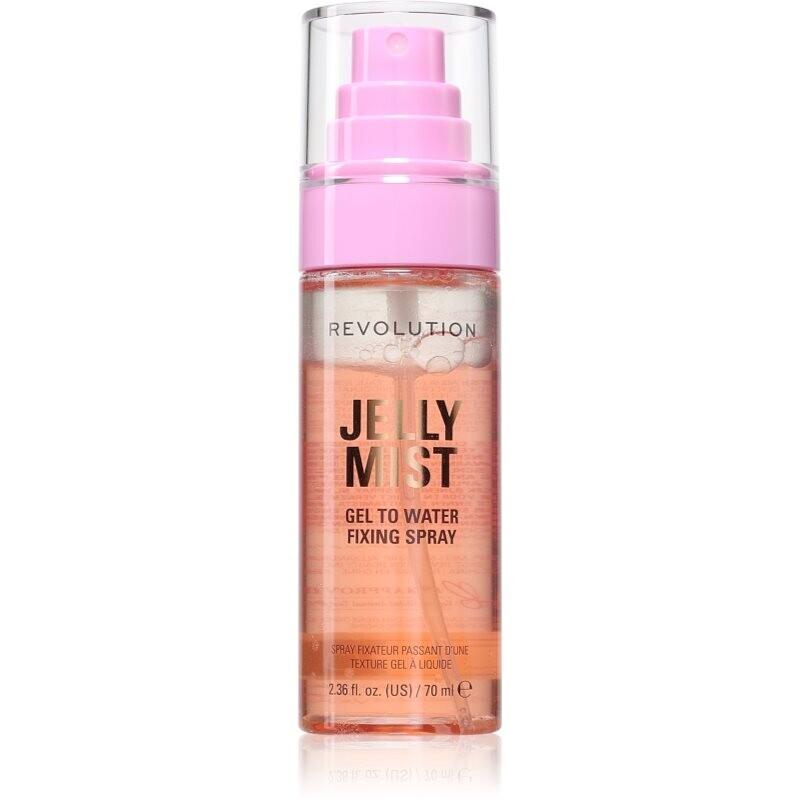 Makeup Revolution Jelly Juice rozjasňujúci fixačný sprej 70 ml