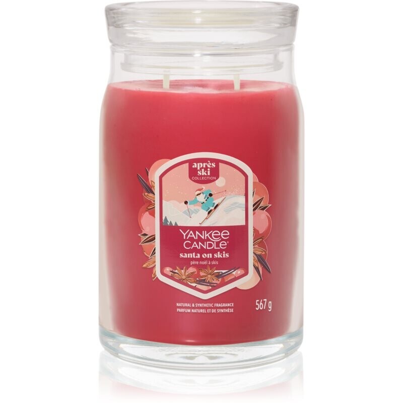 Yankee Candle Santa On Skis vonná sviečka Signature 567 g