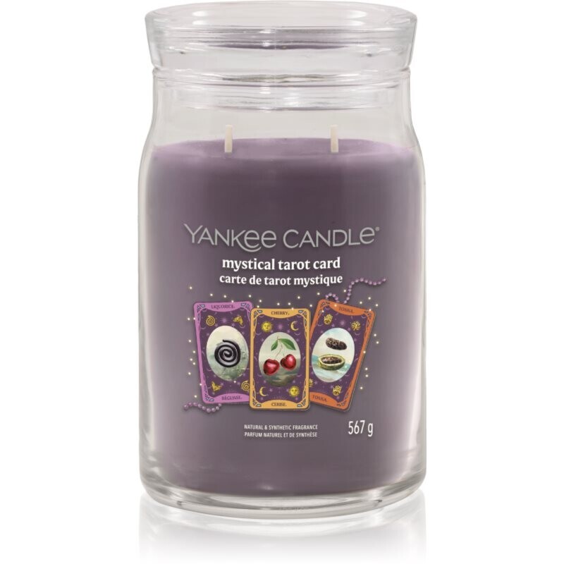 Yankee Candle Halloween Mystical Tarot Card vonná sviečka Signature 567 g