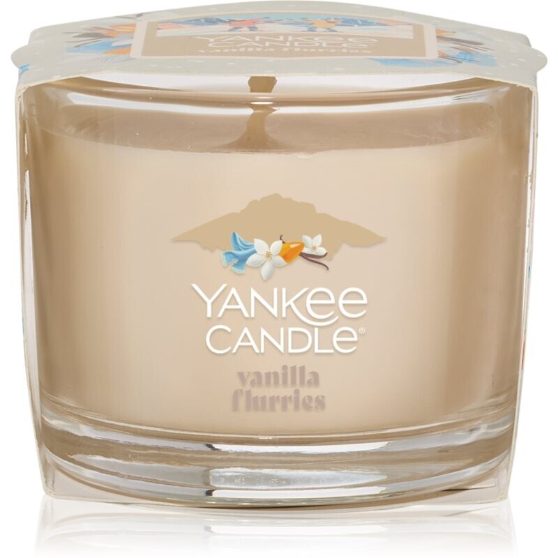 Yankee Candle Vanilla Flurries votívna sviečka glass 37 g