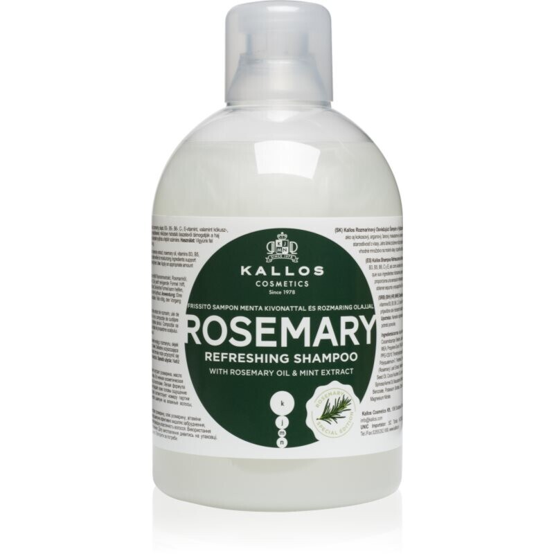 Kallos KJMN Professional Rosemary čistiaci šampón 1000 ml