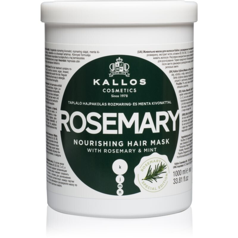 Kallos KJMN Professional Rosemary maska na vlasy 1000 ml