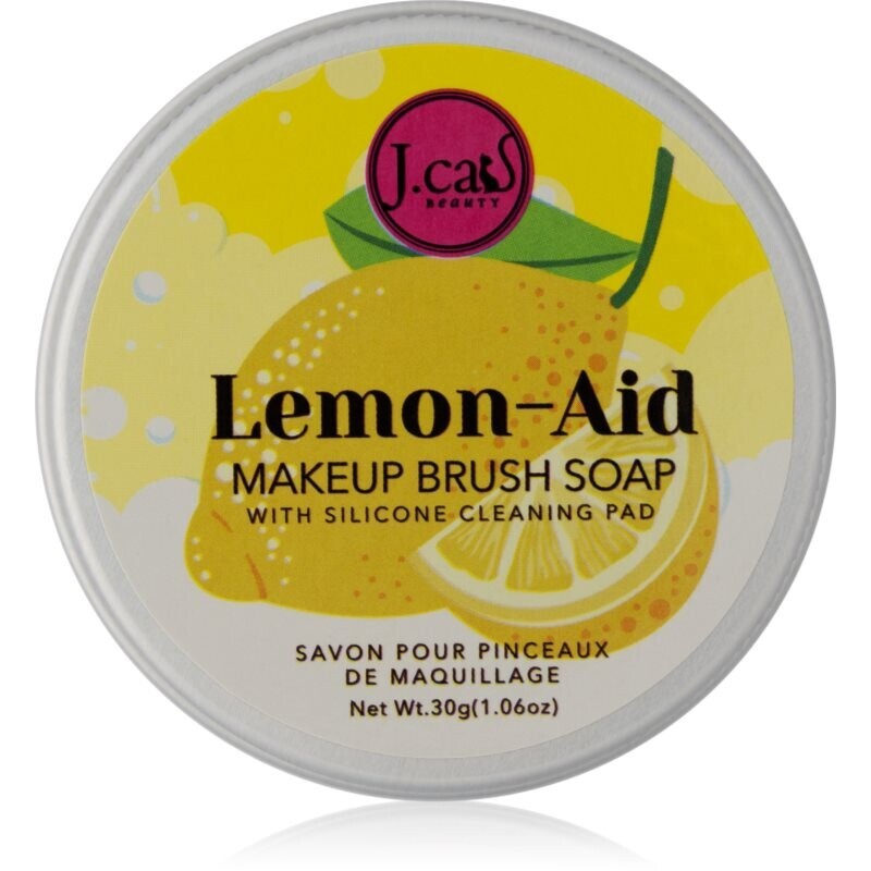 J.Cat Beauty Lemon-Aid tuhý čistič na make-up hubky a štetce 30 g