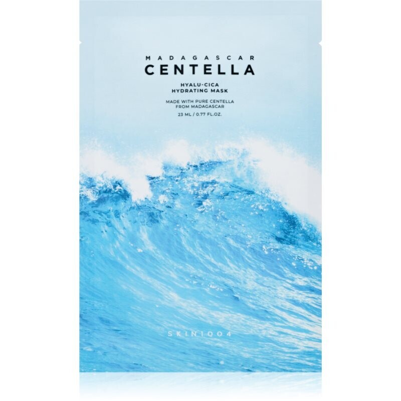 SKIN1004 Madagascar Centella Hyalu-Cica Hydrating Mask plátenná maska s hydratačným a upokojujúcim účinkom 23 ml