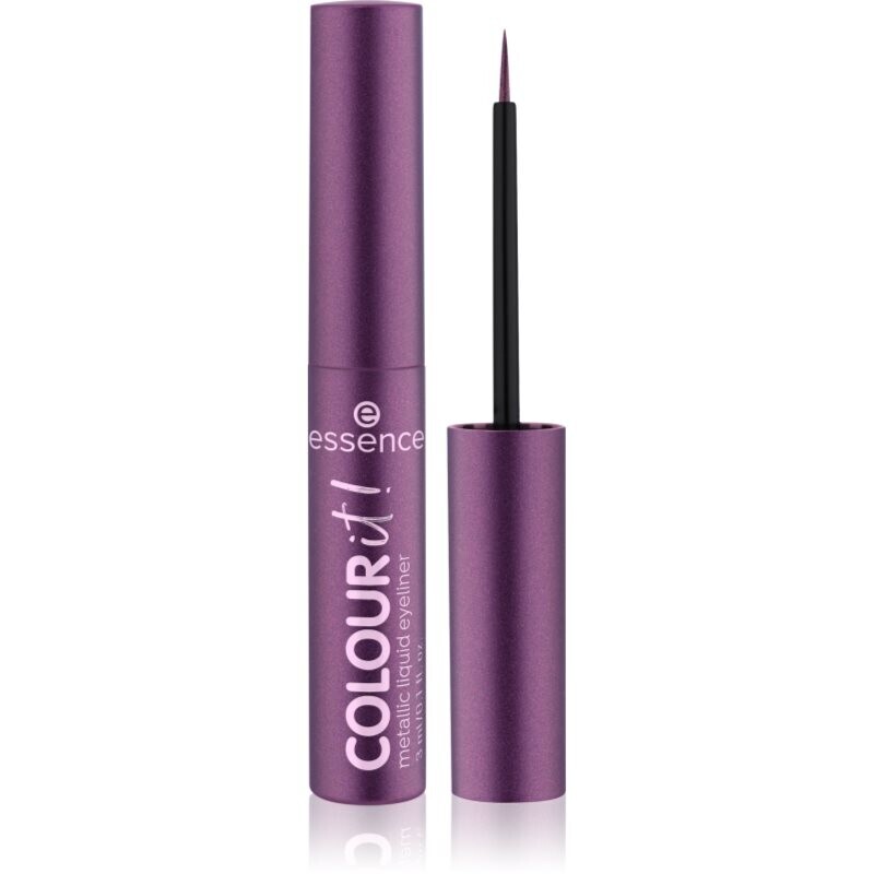 essence COLOUR it! metalická očná linka odtieň 02 Dark Cherry 3 ml