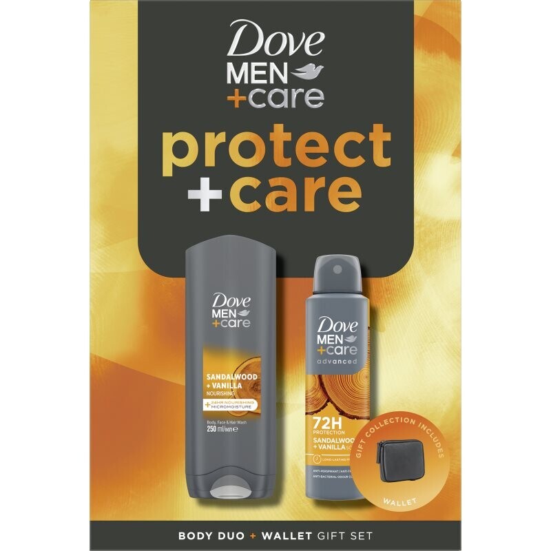Dove Men+Care Sandalwood&Vanilla darčeková sada pre mužov