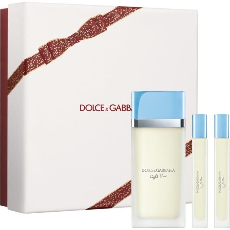 Dolce&Gabbana Light Blue EDT Trio Gift Set darčeková sada pre ženy