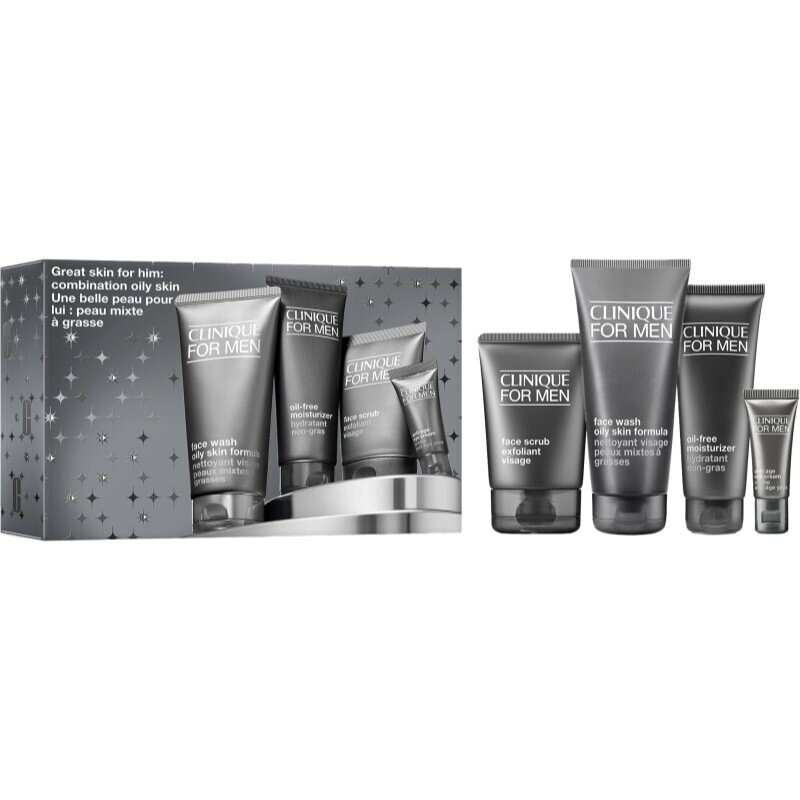 Clinique Holiday Great Skin for HIM: Combination Oily Skin vianočná darčeková sada pre mužov