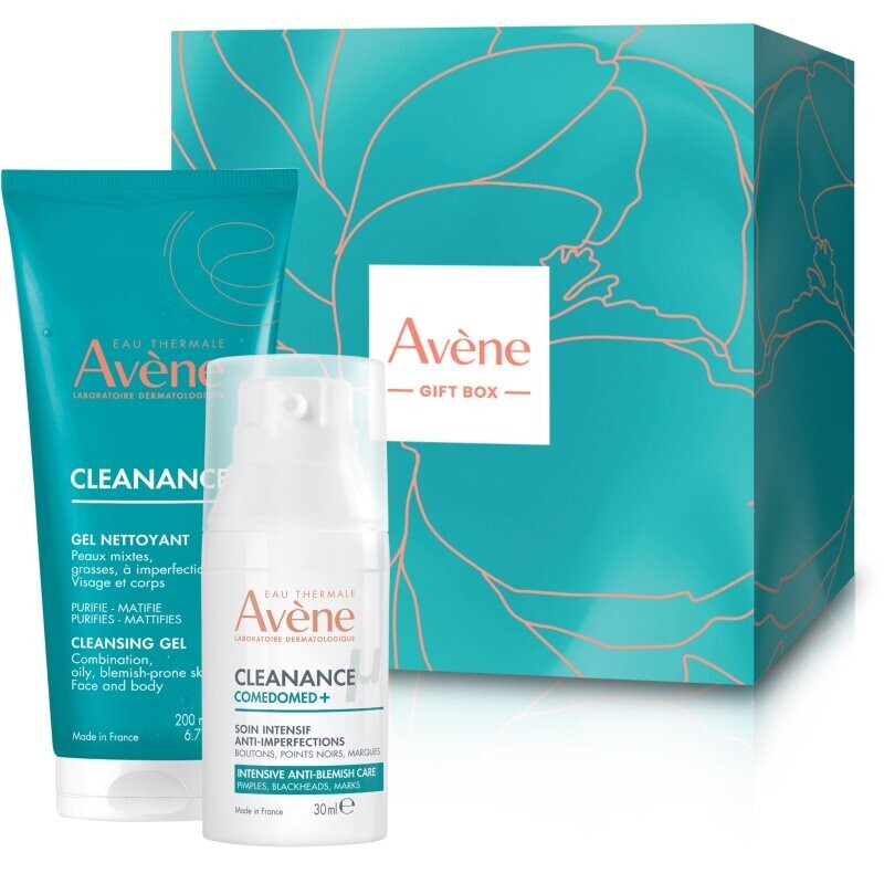 Avène Cleanance Gift Box vianočná darčeková sada pre mastnú pleť so sklonom k akné