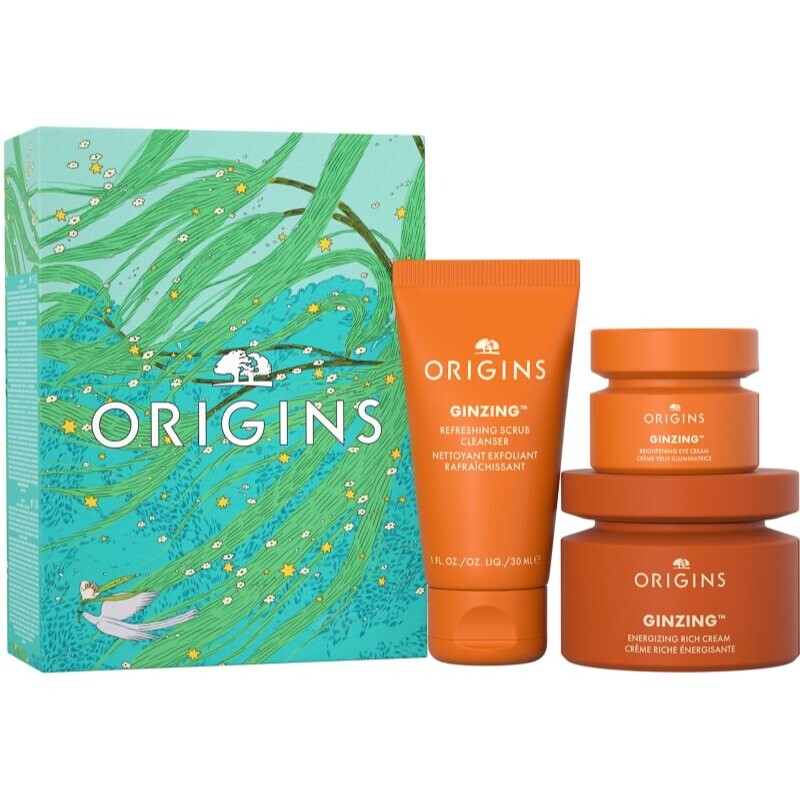 Origins Holiday Glowing Essentials darčeková sada pre suchú pleť