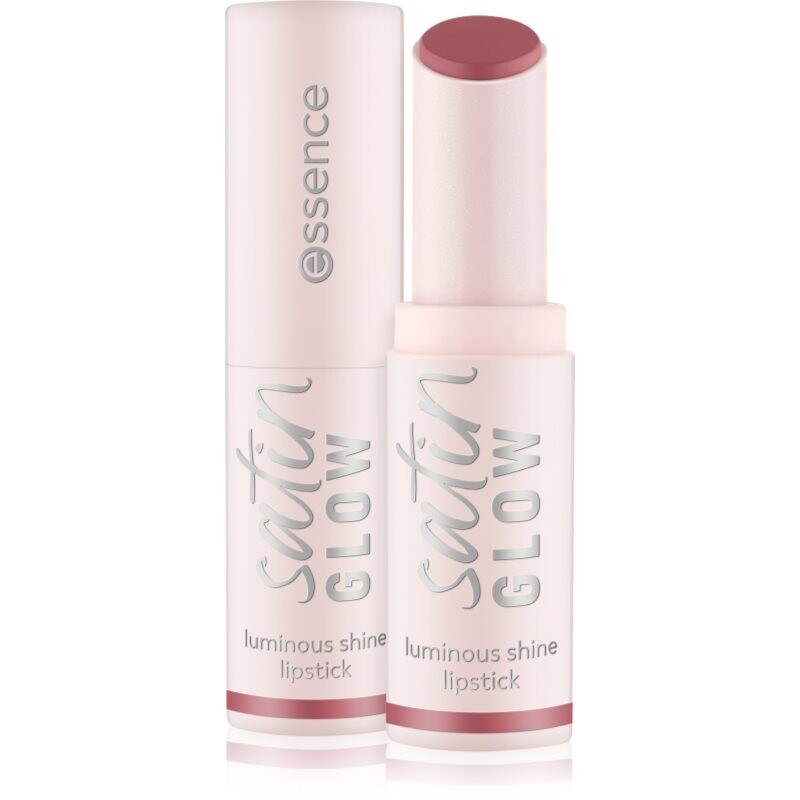 essence satin GLOW krémový rúž so saténovým finišom odtieň 03 Rose And Shine 3.5 g
