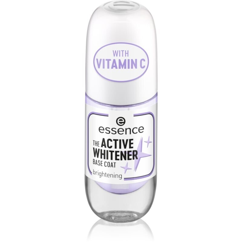 essence Active Whitener podkladový lak na nechty s bieliacim účinkom 8 ml