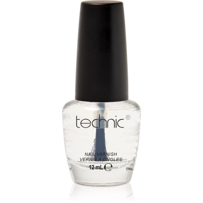 Technic Cosmetics Nail Varnish rýchloschnúci lak na nechty odtieň Clear 12 ml