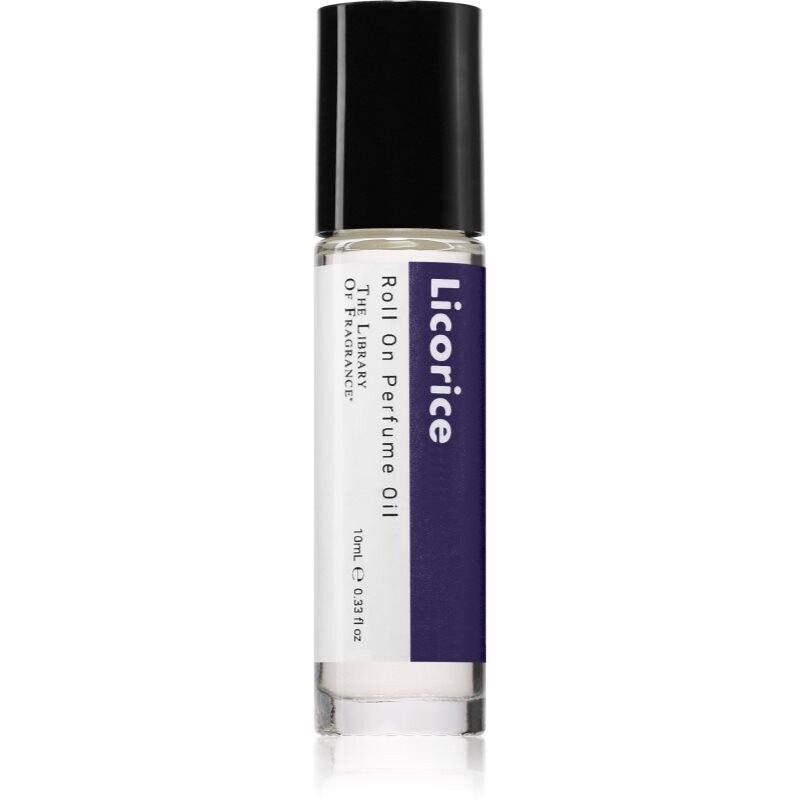 The Library of Fragrance Licorice telový olej roll-on unisex 10 ml