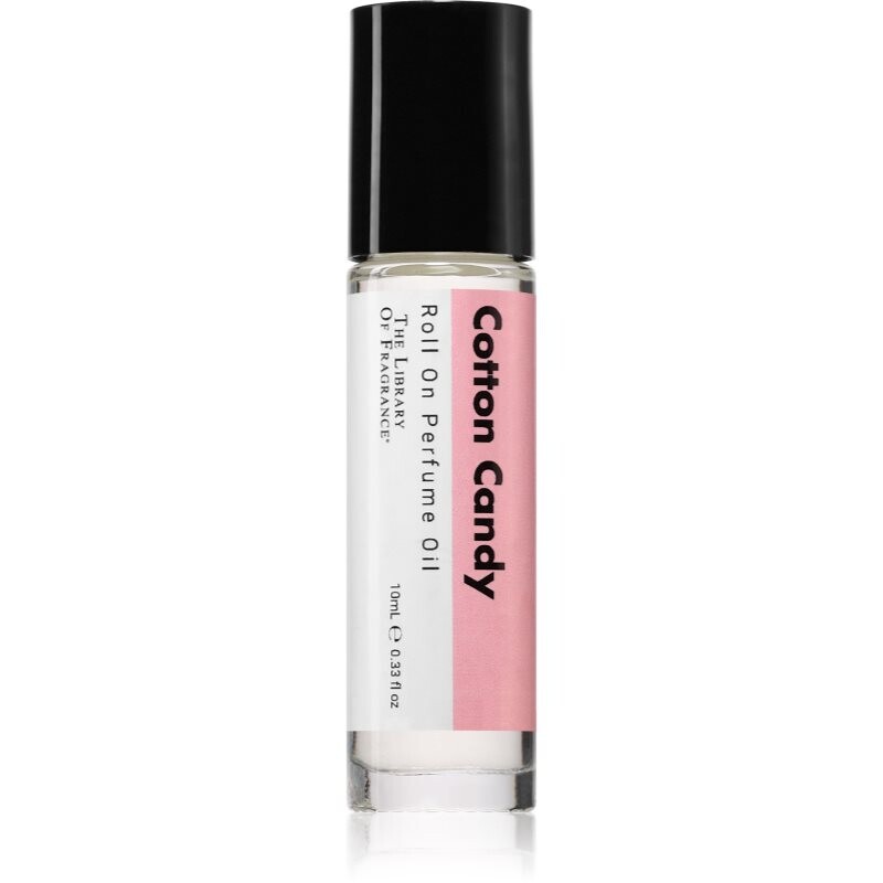 The Library of Fragrance Cotton Candy telový olej roll-on unisex 10 ml