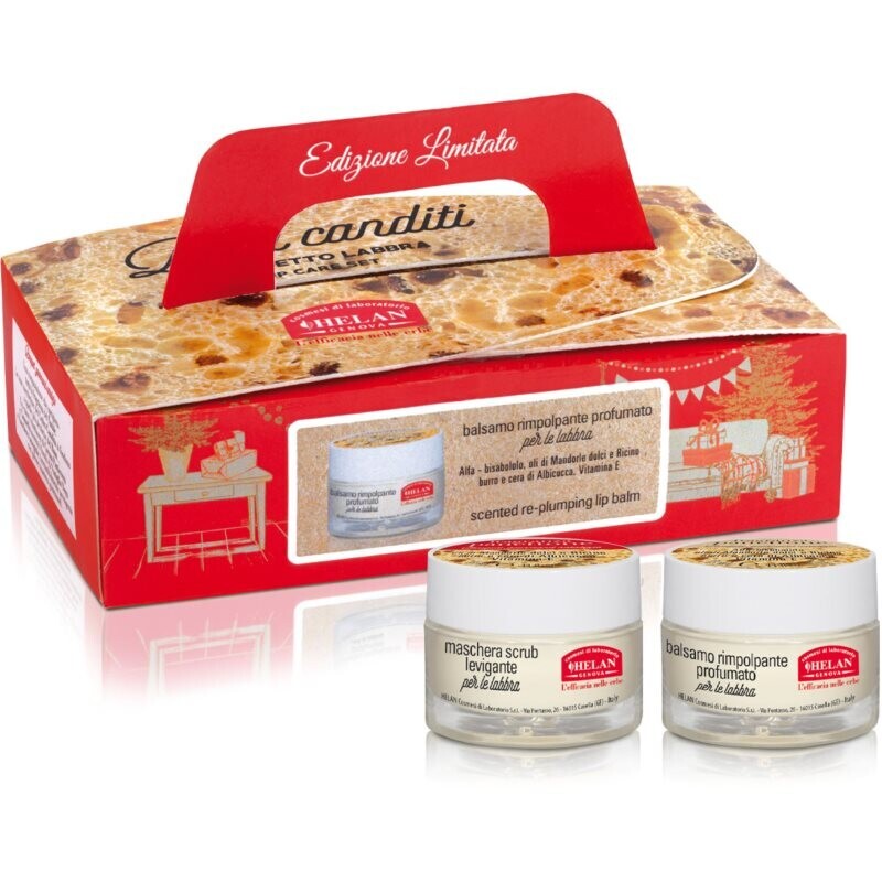 Helan Panettone Lip Care Set darčeková sada na pery pre ženy