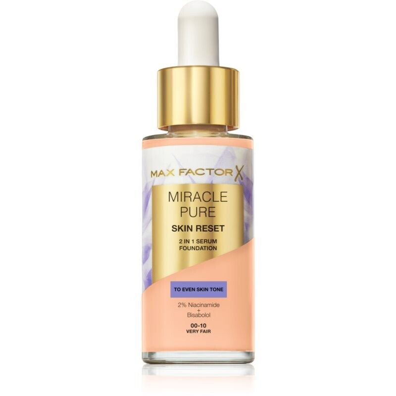 Max Factor Miracle Pure Skin Reset ošetrujúci make-up odtieň 00-10 Very Fair 30 ml