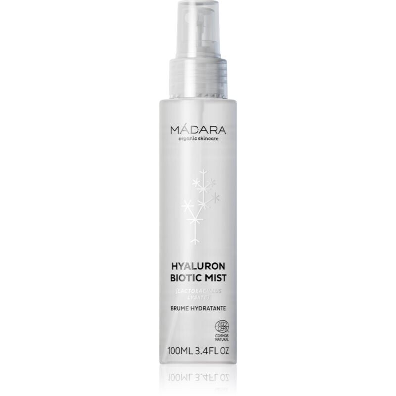 MÁDARA Hyaluron Biotic Mist pleťová emulzia s kyselinou hyalurónovou 100 ml