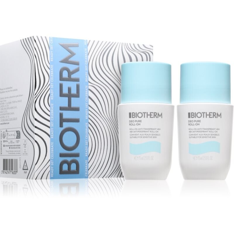 Biotherm Deo Pure Roll-on darčeková sada pre ženy