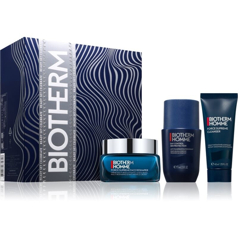 Biotherm Homme Force Supreme Face Reshaper Cream darčeková sada pre mužov