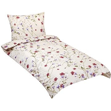 BELLATEX Obliečky bavlna 90/391 lúčne kvety 140 × 200 cm, 70 × 90 cm