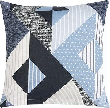 BELLATEX obliečka 90/505, 40 × 40 cm, modrá geometria
