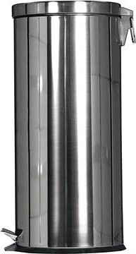 Gastro Antikoro pedálový odpadkový kôš 30 l, strieborný