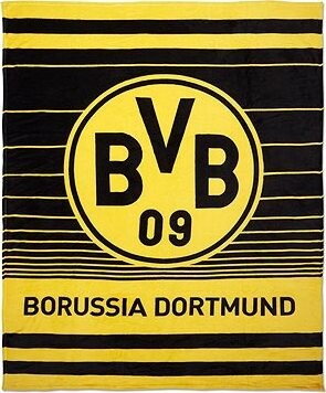 Fan-shop Flísová deka BORUSSIA DORTMUND Streifen