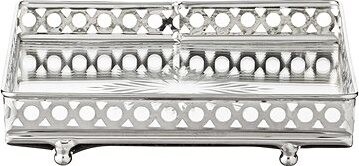 LENE BJERRE Beth Stojan na obrúsky s hviezdou 17,5 cm, strieborný